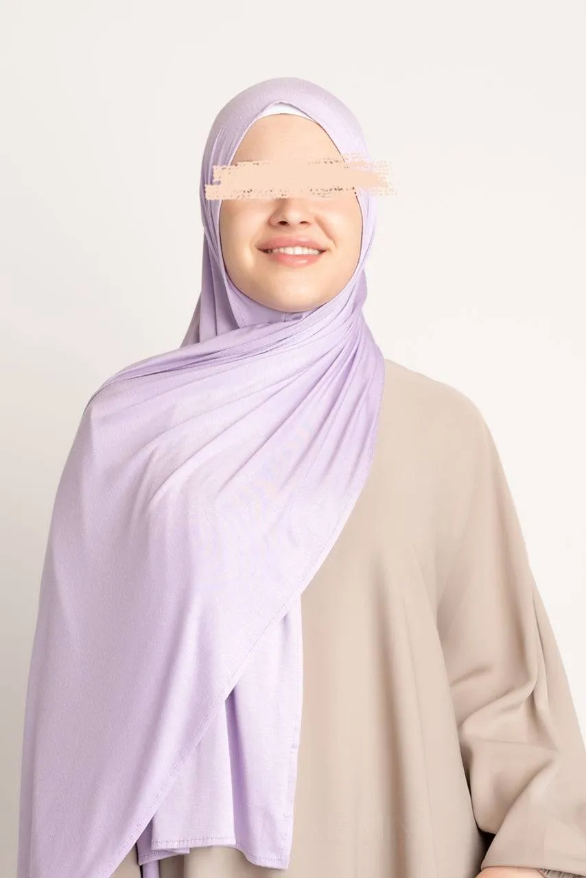 Premium Jersey Hijab - Lavender Ice