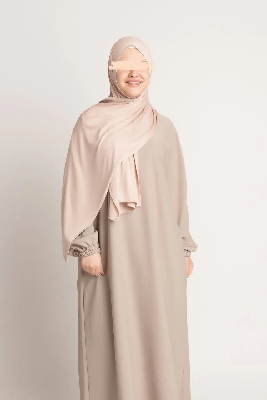 Premium Jersey Hijab - Praline