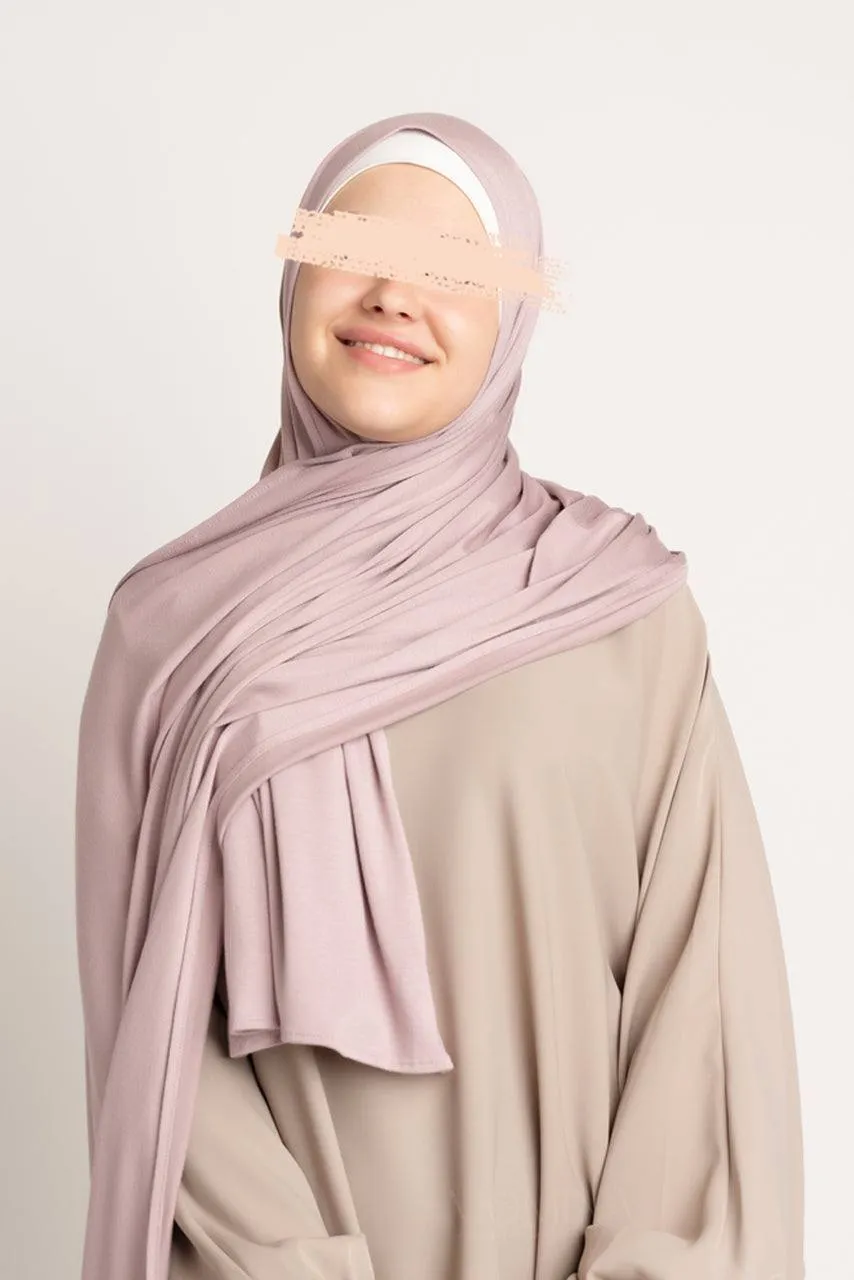 Premium Maxi Jersey Hijab - Lavender