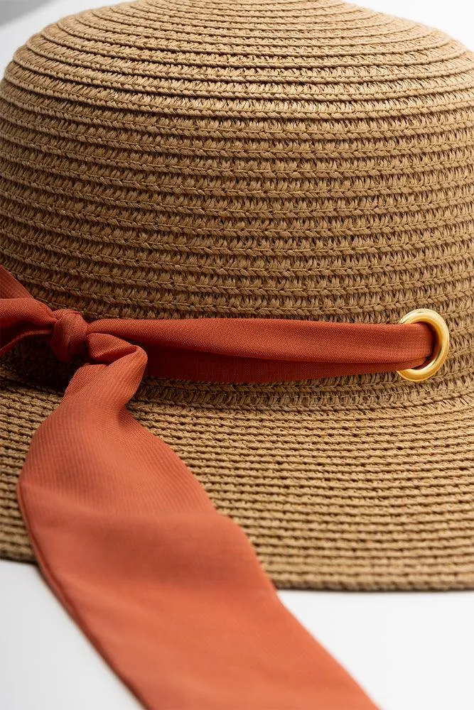 Ribbon Detail Floppy Sun Hat