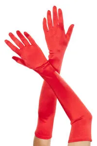 Satin Evening Gloves