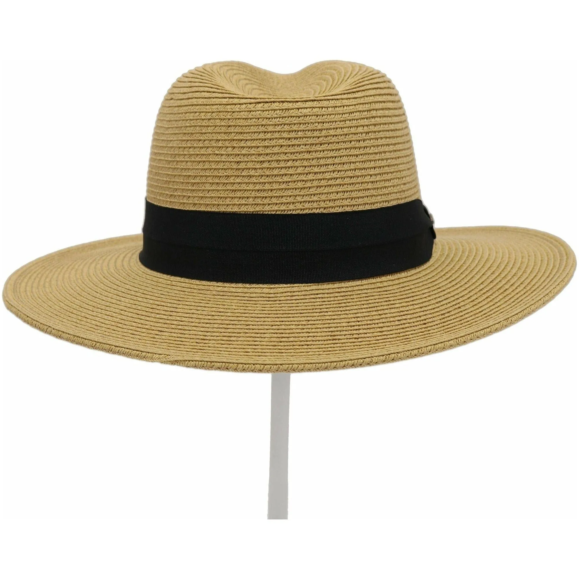 ST02 Brim Panama Hat With Ribbon Band