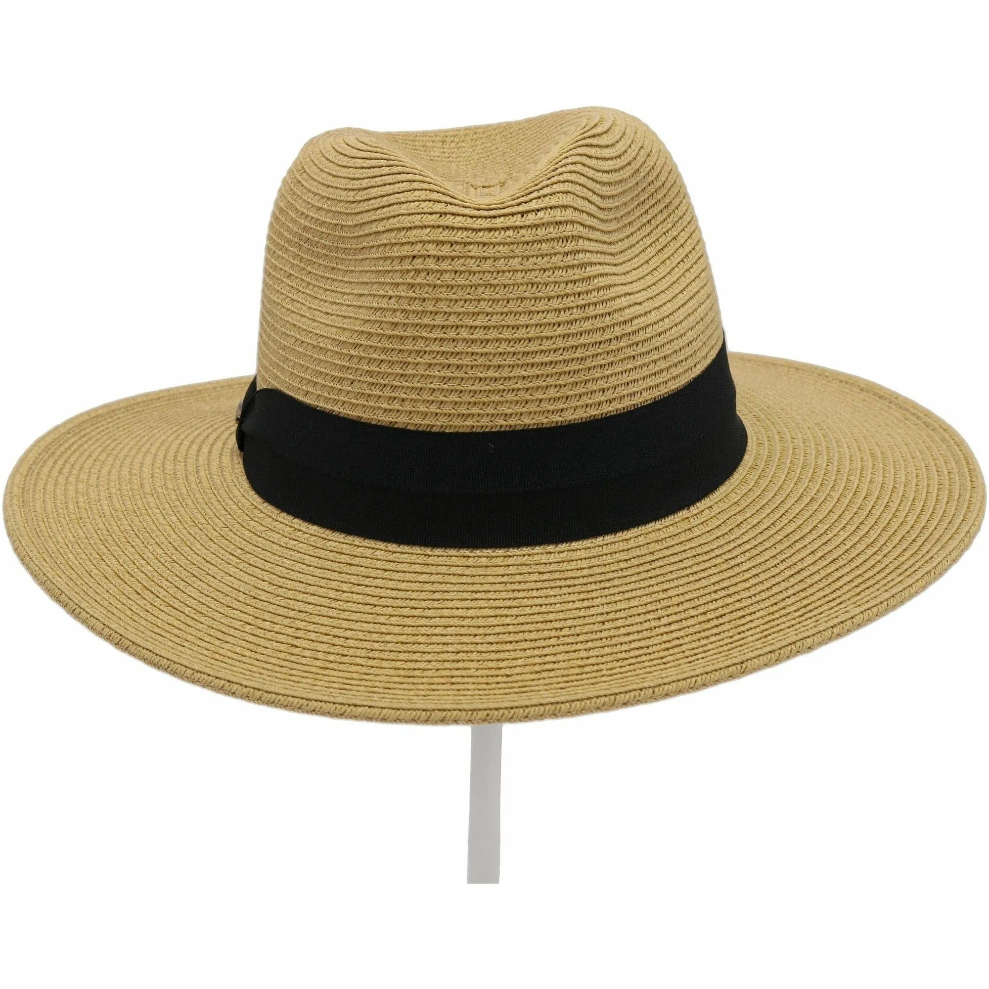 ST02 Brim Panama Hat With Ribbon Band