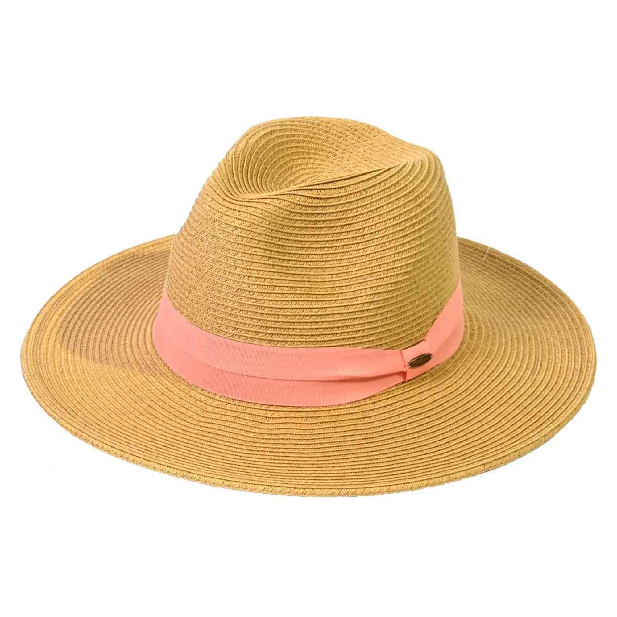 ST02 Brim Panama Hat With Ribbon Band