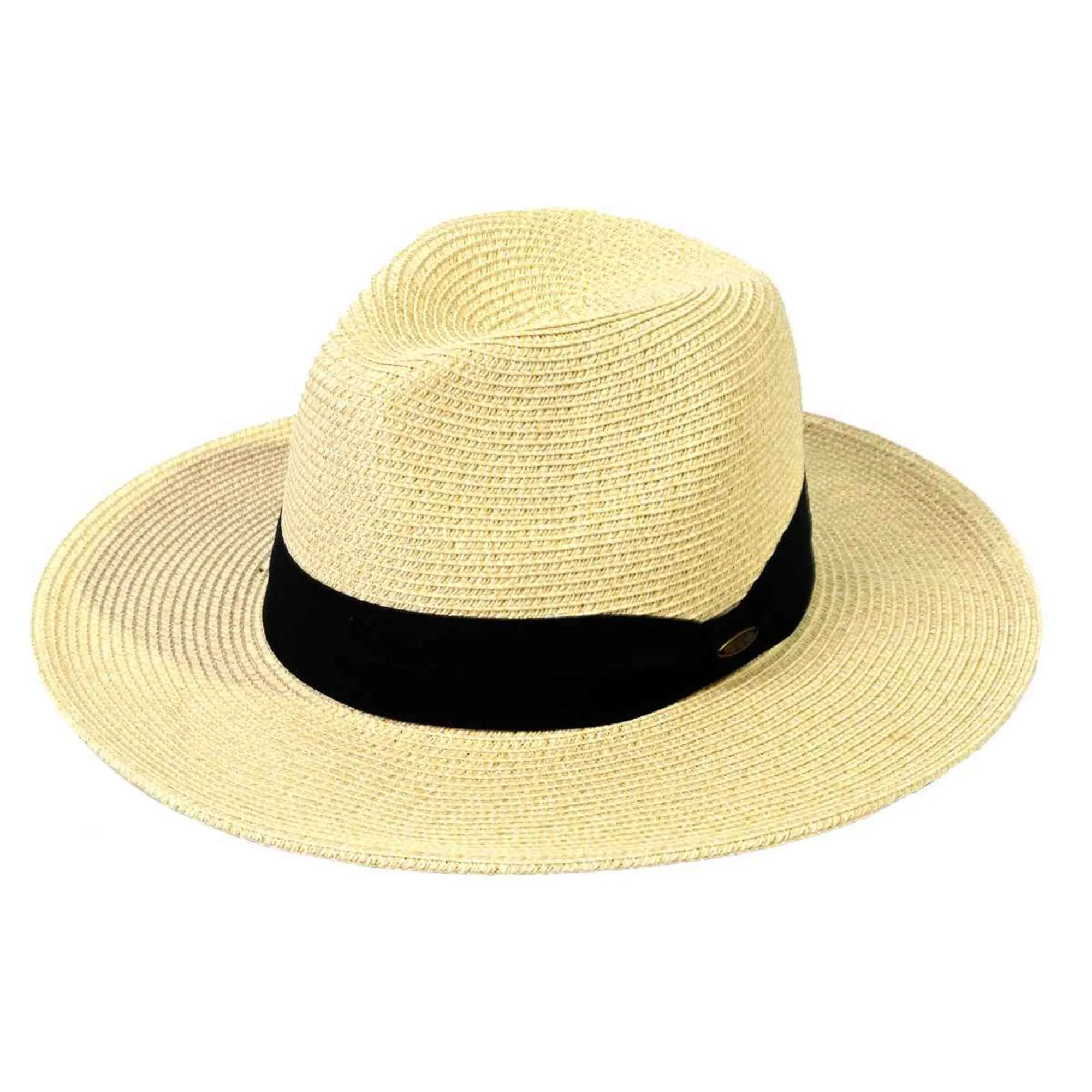 ST02 Brim Panama Hat With Ribbon Band