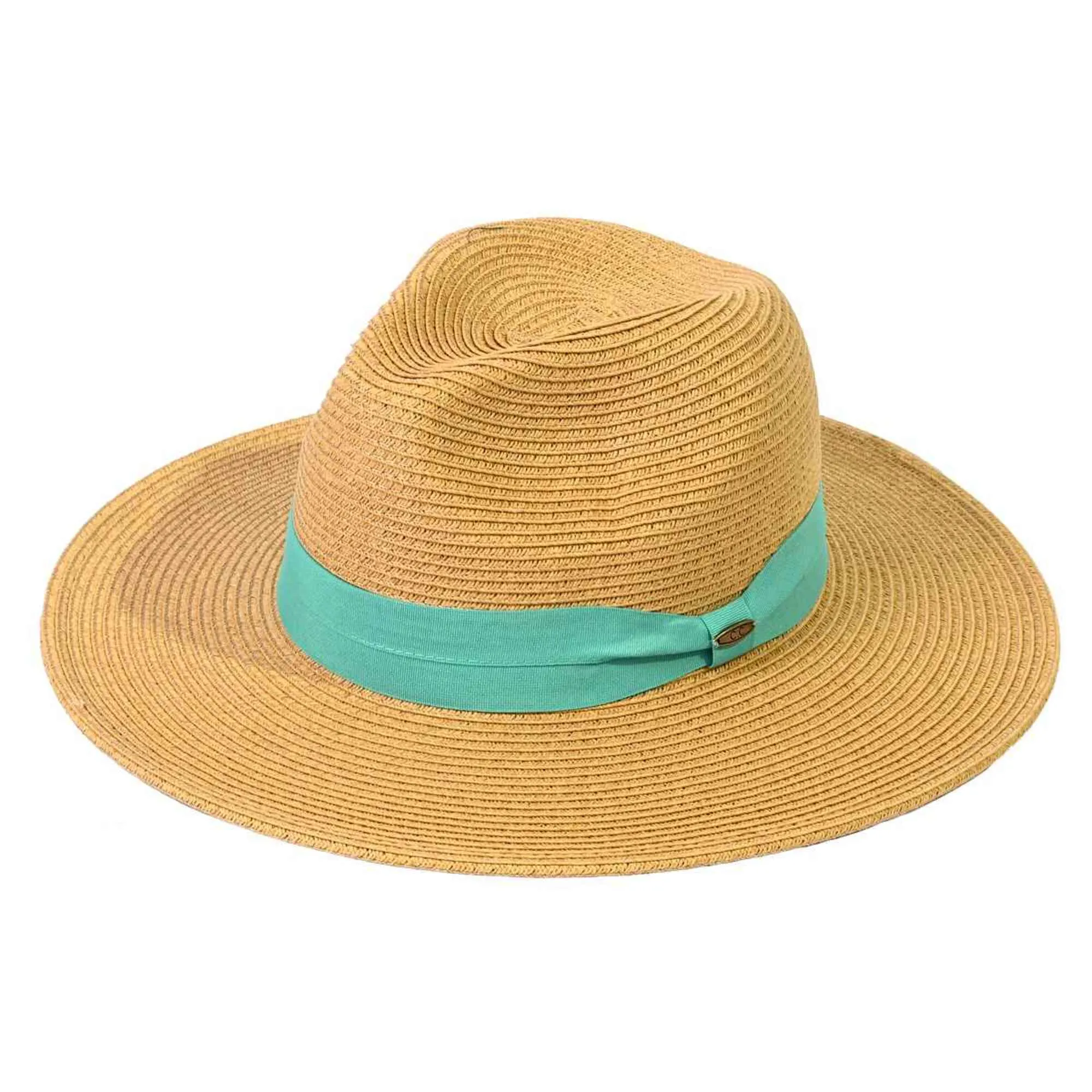 ST02 Brim Panama Hat With Ribbon Band