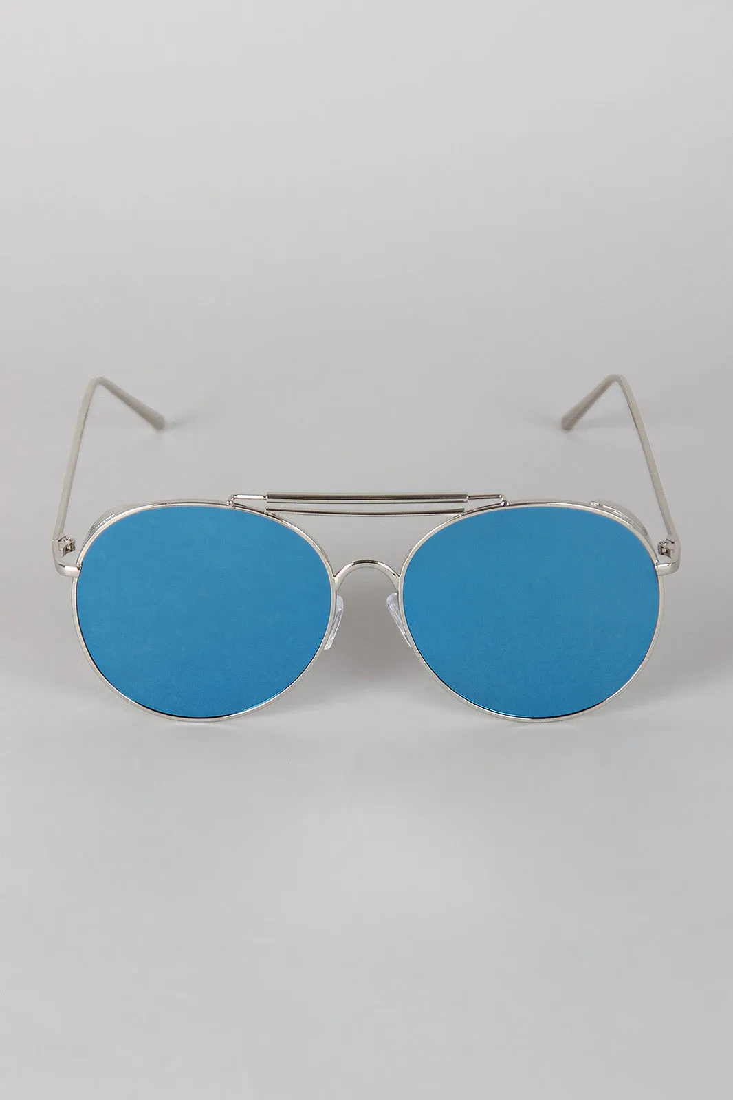 Straight Aviator Side Shield Sunglasses