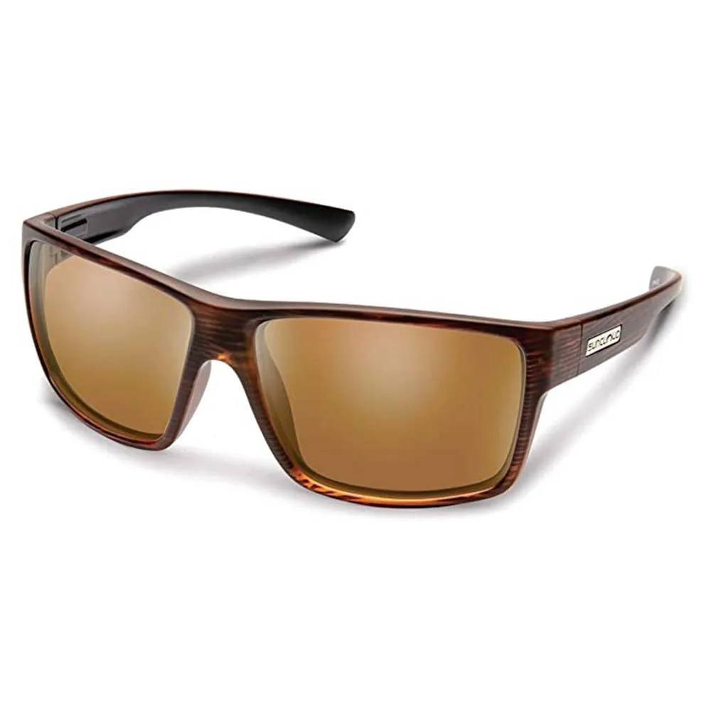 Suncloud Women's Burnished Brown Frame Brown Lens Polarized Hawthorne Sunglasses - 20323309Q60HB