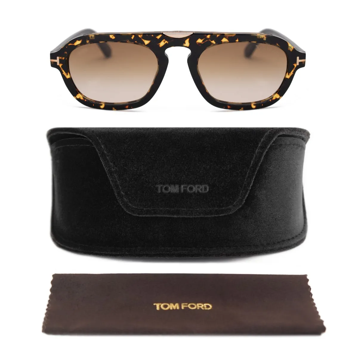 Tom Ford Oval Sunglasses FT0737 56E 54