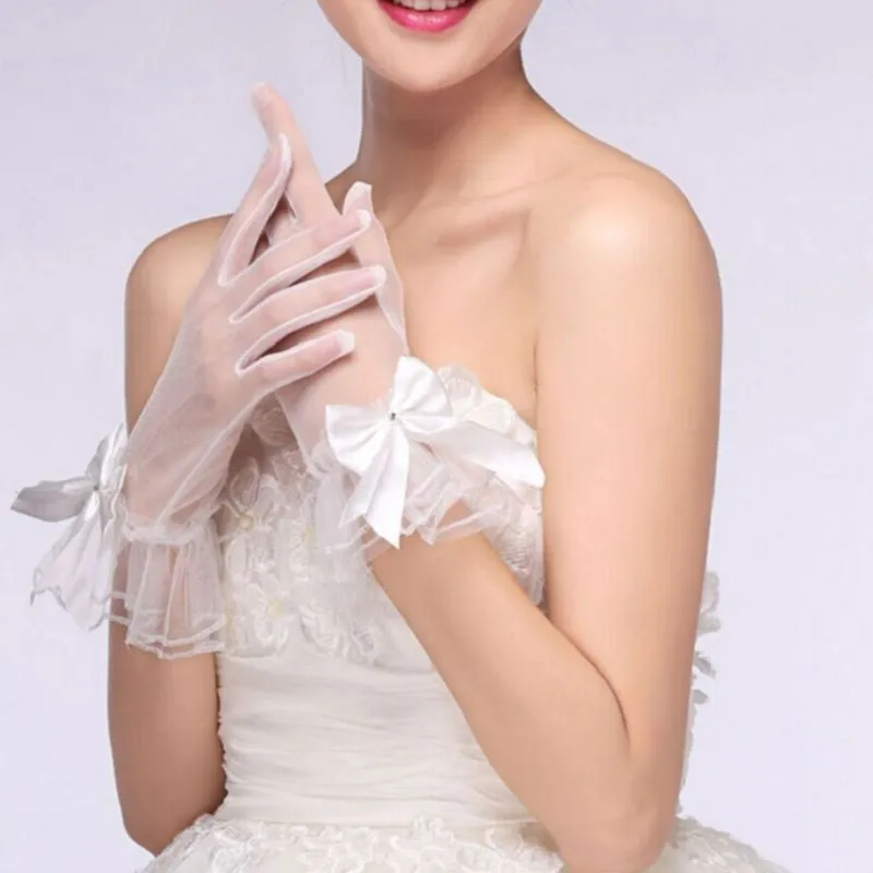 Wedding Bridal Short Gloves