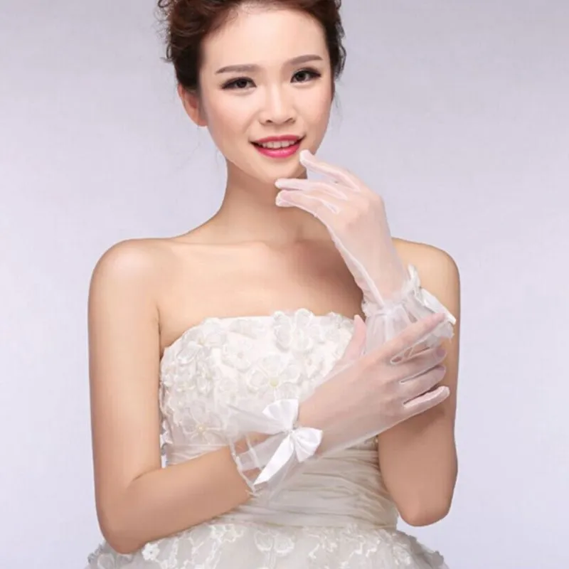 Wedding Bridal Short Gloves