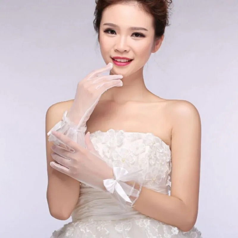 Wedding Bridal Short Gloves