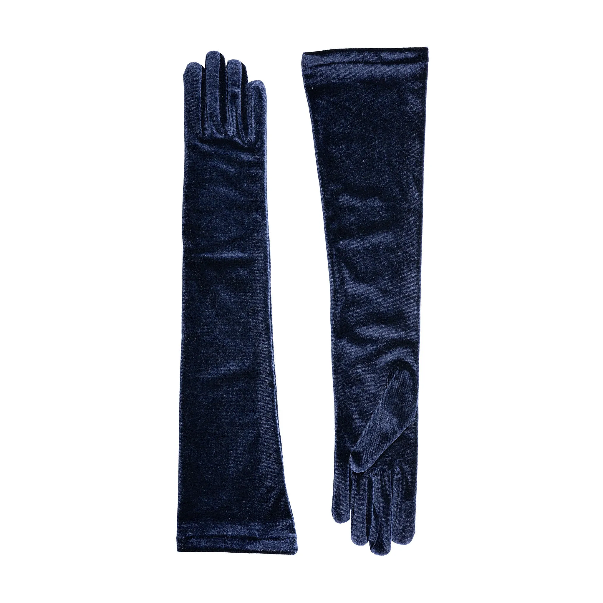 Women's Long Above-Elbow Velvet Gloves