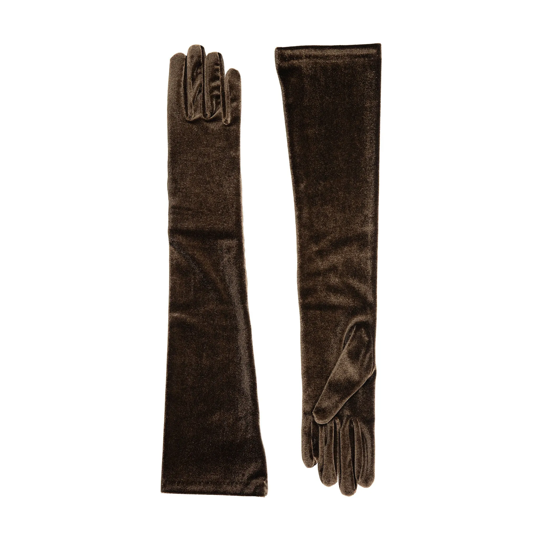 Women's Long Above-Elbow Velvet Gloves